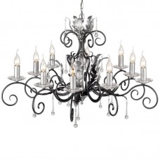 Люстра Elstead Lighting AML10 BLK/SILVER AMARILLI