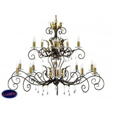 Подвесная люстра Elstead Lighting AMARILLI AML15 BR/GLD