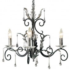 Люстра Elstead Lighting AML3 BLK/SILVER AMARILLI
