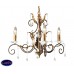 Подвесная люстра Elstead Lighting AMARILLI AML3 BR/GLD