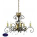 Подвесная люстра Elstead Lighting AMARILLI AML5 BR/GLD