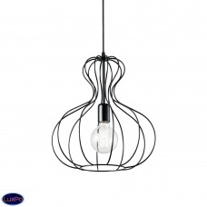 Светильник подвесной Ideal lux Ampolla-1 Sp1 Nero 148502