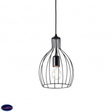 Светильник подвесной Ideal lux Ampolla-3 Sp1 Nero 148175