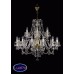 Подвесная люстра хрустальная ArtGlass ANDREA XVIII