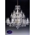 Подвесная люстра хрустальная ArtGlass ANDREA XXI