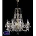 Подвесная люстра хрустальная ArtGlass ANDULA VIII