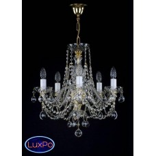 Подвесная люстра хрустальная ArtGlass ANDULA V short-arms 160 BALLS