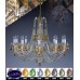 Подвесная люстра хрустальная ArtGlass ANDULA X COLOR