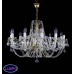 Подвесная люстра хрустальная ArtGlass ANDULA X short-arms 288