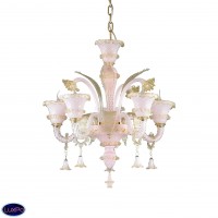 Люстра подвесная Ideal lux Antonietta Sp5 Rosa 137346