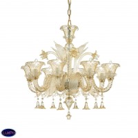 Люстра подвесная Ideal lux Antonietta Sp8 Ambra 137384