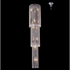 Люстра подвесная хрустальная Crystal lux ARCADA SP14 CHROME