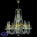 Подвесная люстра хрустальная ArtGlass ARIANA VIII