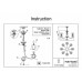 Подвесная люстра Maytoni Сutie ARM051-08-G