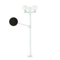 Столб уличный Ideal lux Armony Pt3 Nero 147420