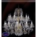 Подвесная люстра хрустальная ArtGlass ASTRID XX