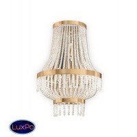 Светильник настенный хрустальный Ideal lux Augustus Ap3 Oro 113203