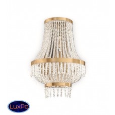 Светильник настенный хрустальный Ideal lux Augustus Ap3 Oro 113203