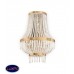 Светильник настенный хрустальный Ideal lux Augustus Ap3 Oro 113203