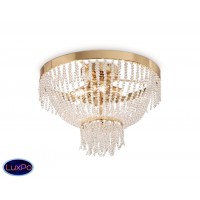Люстра потолочная хрустальная Ideal lux Augustus Pl6 Oro 113210