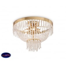 Люстра потолочная хрустальная Ideal lux Augustus Pl6 Oro 113210