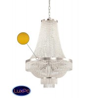 Люстра подвесная хрустальная Ideal lux Augustus Sp12 Oro 113197