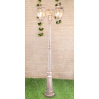 Уличный столб Elektrostandard Andromeda F/3 (GLYF-8024F/3) белое золото a035026