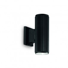 Светильник уличный настенный Ideal lux Base Ap2 Nero 129433