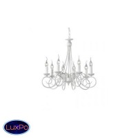 Подвесная люстра Ideal lux Brandy Sp8 Bianco Antico 066639