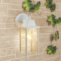 Уличный настенный светильник Elektrostandard BRICK белый (GL 1008D) a038439