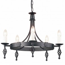 Люстра Elstead Lighting BY5 BLACK BELFRY