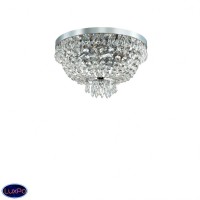Люстра потолочная хрустальная Ideal lux Caesar Pl5 Cromo 103792