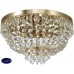 Люстра потолочная хрустальная Ideal lux Caesar Pl5 Oro 114675