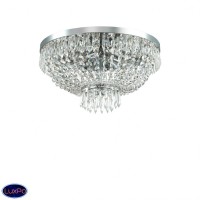 Люстра потолочная хрустальная Ideal lux Caesar Pl6 Cromo 093475