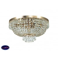 Люстра потолочная хрустальная Ideal lux Caesar Pl6 Oro 114682