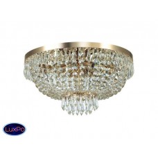 Люстра потолочная хрустальная Ideal lux Caesar Pl6 Oro 114682