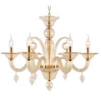 Люстра подвесная Crystal Lux CAETANO SP-PL6 AMBER