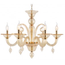 Люстра подвесная Crystal Lux CAETANO SP-PL6 AMBER