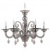 Люстра подвесная Crystal Lux CAETANO SP-PL6 SMOKE