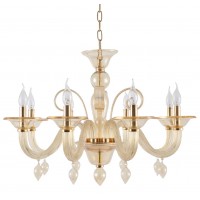 Люстра подвесная Crystal Lux CAETANO SP-PL8 AMBER
