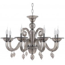 Люстра подвесная Crystal Lux CAETANO SP-PL8 SMOKE