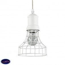 Светильник подвесной Ideal lux Cage Sp1 Plate Bianco 122632