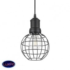 Светильник подвесной Ideal lux Cage Sp1 Round Nero 129235