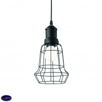 Светильник подвесной Ideal lux Cage Sp1 Square Nero 129259