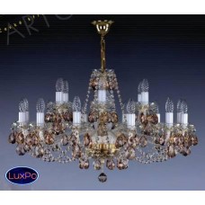 Подвесная люстра хрустальная ArtGlass CAMERON XV COLOR