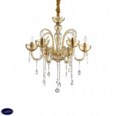 Люстра подвесная Ideal lux Canaletto Sp6 Ambra 114521