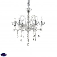 Люстра подвесная Ideal lux Canaletto Sp6 Trasparente 027623