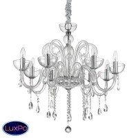 Люстра подвесная Ideal lux Canaletto Sp8 Trasparente 027630