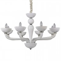 Люстра подвесная Ideal lux Casanova Sp8 Bianco 094045