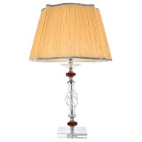 Настольная лампа Crystal lux Catarina LG1 Gold/Transparent-Cognac